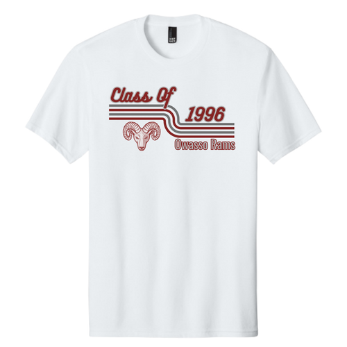 Rams '96 - Heathered Cardinal, White, Heathered Charcoal